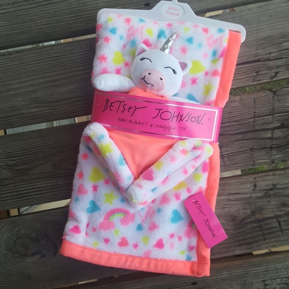 betsey johnson baby blanket